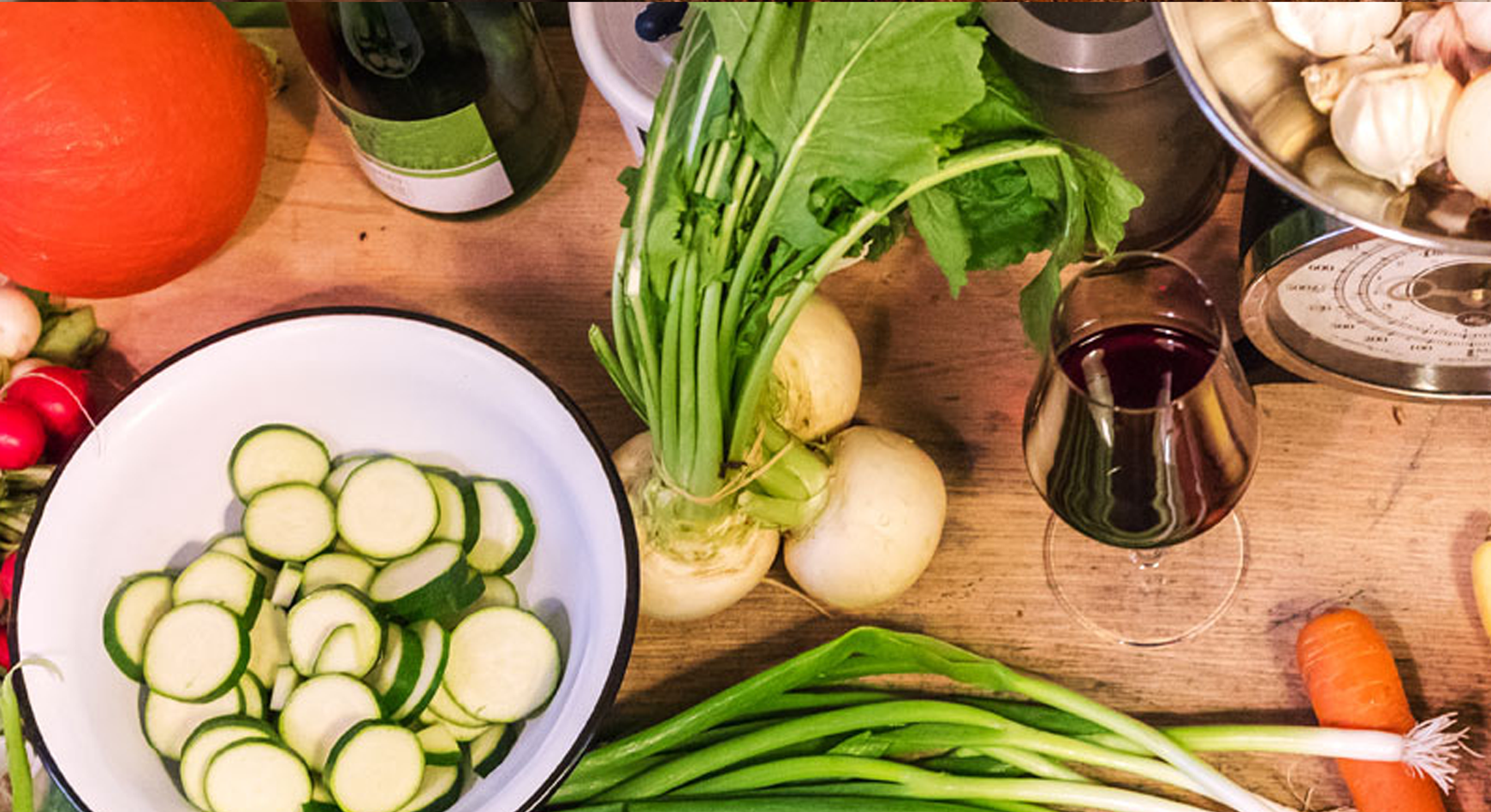 A plate of vegetables being prepared for cooking